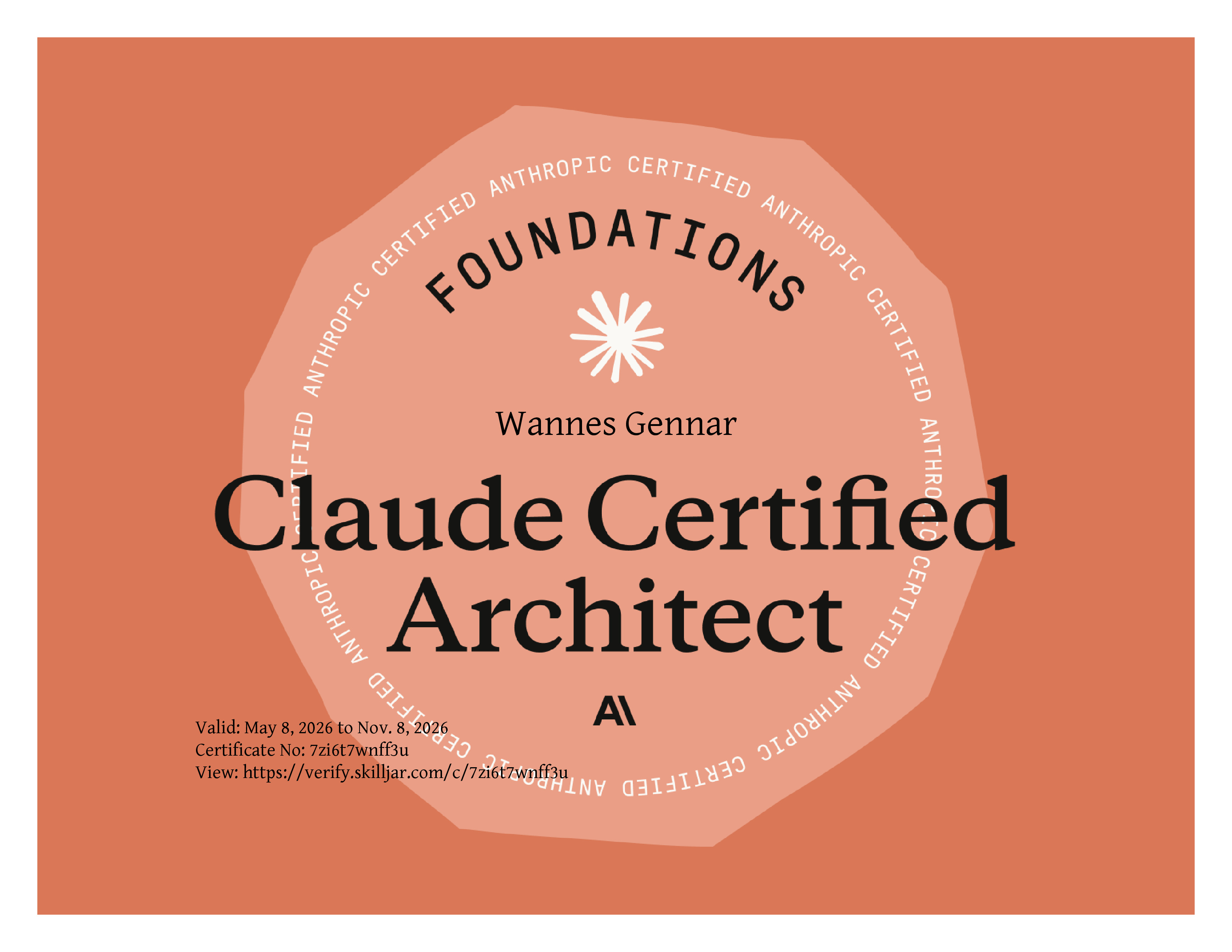 CCA-F certificate